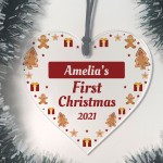 First Christmas Bauble Any Name Personalised Daughter Son Gift