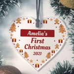 First Christmas Bauble Any Name Personalised Daughter Son Gift