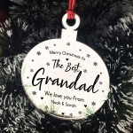 Christmas Gift For Grandad Personalised Thank You Novelty Gift