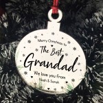 Christmas Gift For Grandad Personalised Thank You Novelty Gift