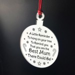 Special Christmas Gift For Mum Engraved Bauble Gift