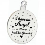 Beautiful Grandad Memorial Christmas Tree Decoration