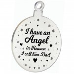 Beautiful Dad Memorial Christmas Tree Decoration Rememberance