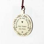 Personalised Rememberance Christmas Tree Ornament Mum Dad Nan