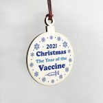 Year Of The Vaccine Christmas Tree Bauble Gift For Family Memory