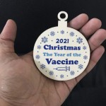 Year Of The Vaccine Christmas Tree Bauble Gift For Family Memory