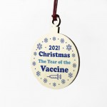 Year Of The Vaccine Christmas Tree Bauble Gift For Family Memory