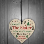 Sister I Got To Choose Plaque Best Friend Christmas Gift