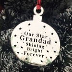 Rememberance Christmas Tree Bauble Beautiful Grandad Memorial