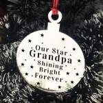 Rememberance Christmas Tree Bauble Beautiful Grandpa Memorial