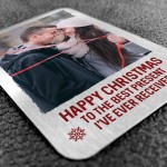 Special Christmas Gift For Boyfriend Husband Personalised Card