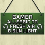 Gaming Novelty Sign Gamer Christmas Gifts For Son Brother Boys