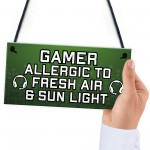 Gaming Novelty Sign Gamer Christmas Gifts For Son Brother Boys