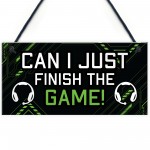 Gamer Christmas Gift Novelty Gaming Boys Bedroom Sign Gifts