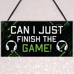 Gamer Christmas Gift Novelty Gaming Boys Bedroom Sign Gifts