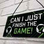 Gamer Christmas Gift Novelty Gaming Boys Bedroom Sign Gifts