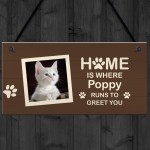 Pet Lovers Gift Personalised Hanging Home Sign Gifts For Cat Pet