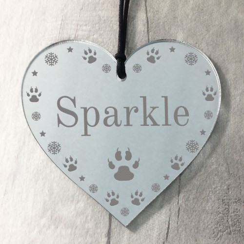 Personalised Cat Gift Engraved Christmas Decoration Cats 1st