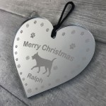 Christmas Gift For Dog Personalised Christmas Tree Decoration