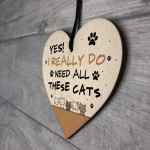 Really Do Need All These Cats Sign Home Sign Funny Cat Lady