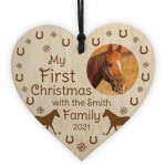 My First Christmas Horse Christmas Decoration Personalised