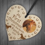 My First Christmas Horse Christmas Decoration Personalised