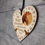 My First Christmas Horse Christmas Decoration Personalised