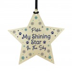 My Shining Star In The Sky Wood Christmas Memorial Personalised