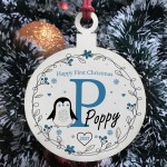 Happy 1st Christmas Decoration For Baby Girl Boy Personalised