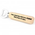 Gift For Step Dad Christmas Birthday Personalised Bottle Opener