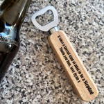 Gift For Step Dad Christmas Birthday Personalised Bottle Opener