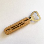 Gift For Step Dad Christmas Birthday Personalised Bottle Opener