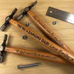 PERSONALISED Gift For Dad Engraved Hammer Christmas Birthday