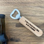 Funny Gift For Stepdad Birthday Christmas Wood Bottle Opener