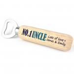 Personalised Uncle Bottle Opener Gift For Christmas Birthday