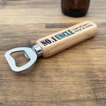 Personalised Uncle Bottle Opener Gift For Christmas Birthday