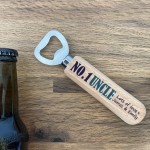 Personalised Uncle Bottle Opener Gift For Christmas Birthday