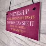 Funny Friendship Gift Sign Christmas Gift For Friend Best Friend