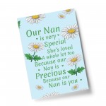 Nan Poem Gift For Nanny Birthday Christmas From Grandchildren