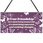 Friendship Gifts For Best Friend Hanging Sign Christmas Birthday