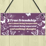 Friendship Gifts For Best Friend Hanging Sign Christmas Birthday