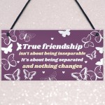 Friendship Gifts For Best Friend Hanging Sign Christmas Birthday