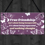 Friendship Gifts For Best Friend Hanging Sign Christmas Birthday