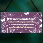 Friendship Gifts For Best Friend Hanging Sign Christmas Birthday