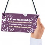 Friendship Gifts For Best Friend Hanging Sign Christmas Birthday