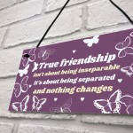 Friendship Gifts For Best Friend Hanging Sign Christmas Birthday