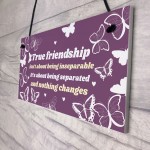 Friendship Gifts For Best Friend Hanging Sign Christmas Birthday