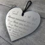 Stronger Inspirational Poem Friendship Gift Engraved Heart