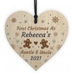 First Christmas As Auntie And Uncle Gift Personalised Christmas