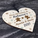 First Christmas As Auntie And Uncle Gift Personalised Christmas